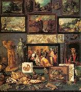 Frans Francken II Art Room oil